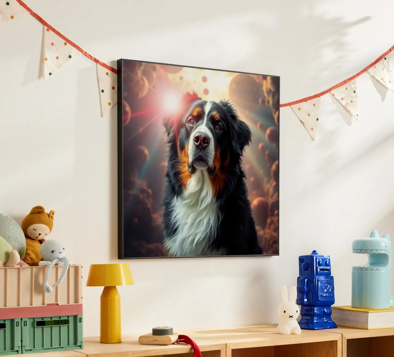Bellissimo cane da montagna bernese #16 alluminio dibond da Yumis.Beargang.and.Me