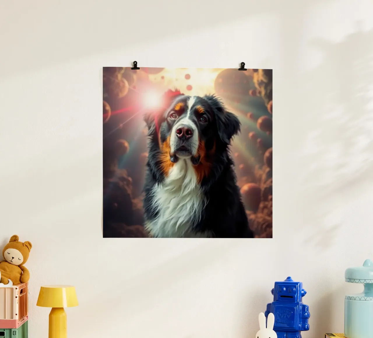 Bellissimo cane da montagna bernese #16 poster da Yumis.Beargang.and.Me