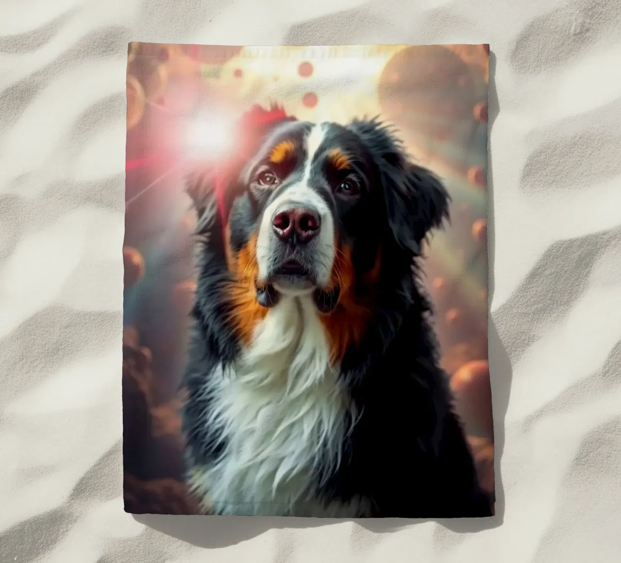 Bellissimo cane da montagna bernese #16 telo mare da Yumis.Beargang.and.Me