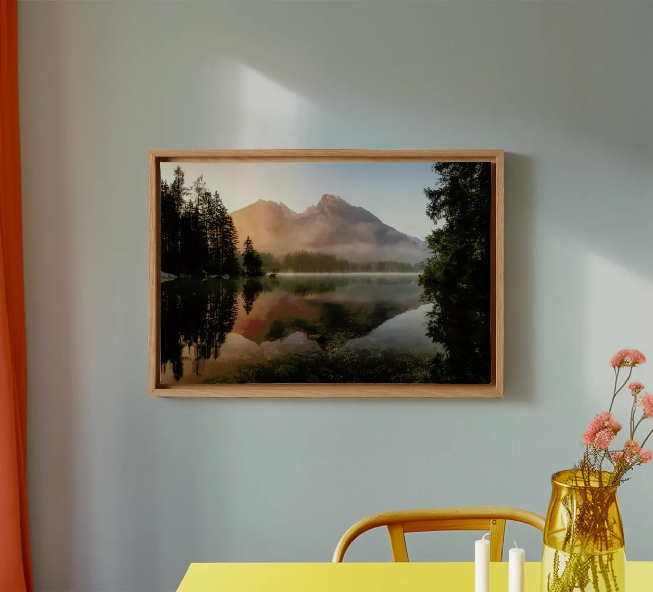Glowing Mist - Daniel Gastager tela con Cornice a cassetta da Pictufy