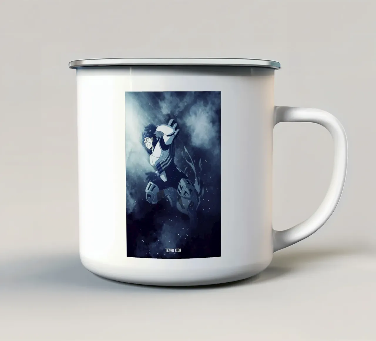 Tenya Iida tazza in smalto da FreeArtStudio