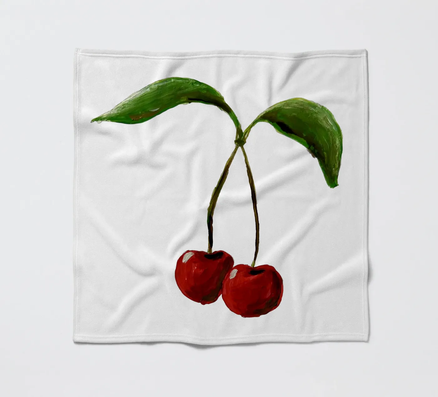 Cherries Fleecedecke von Femke Zwaan