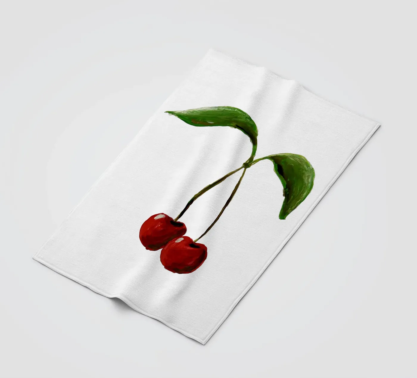 Cherries Fleecedecke von Femke Zwaan