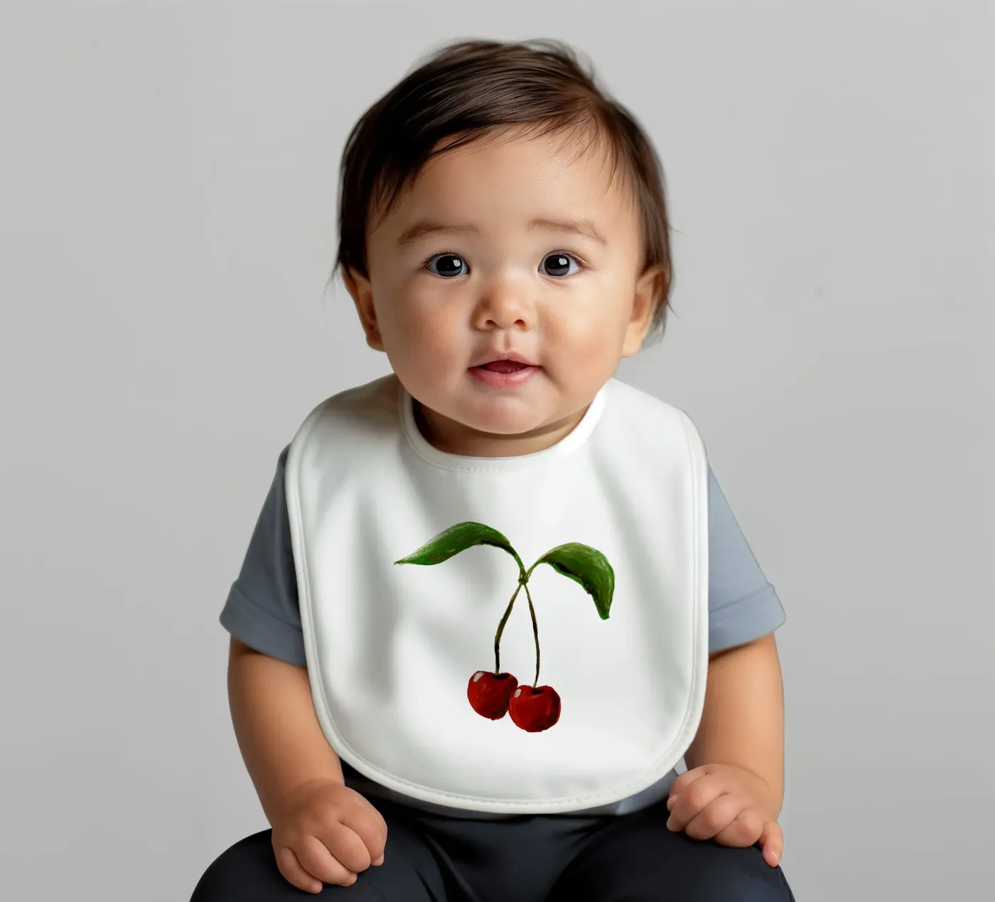 Cherries Babylätzchen von Femke Zwaan