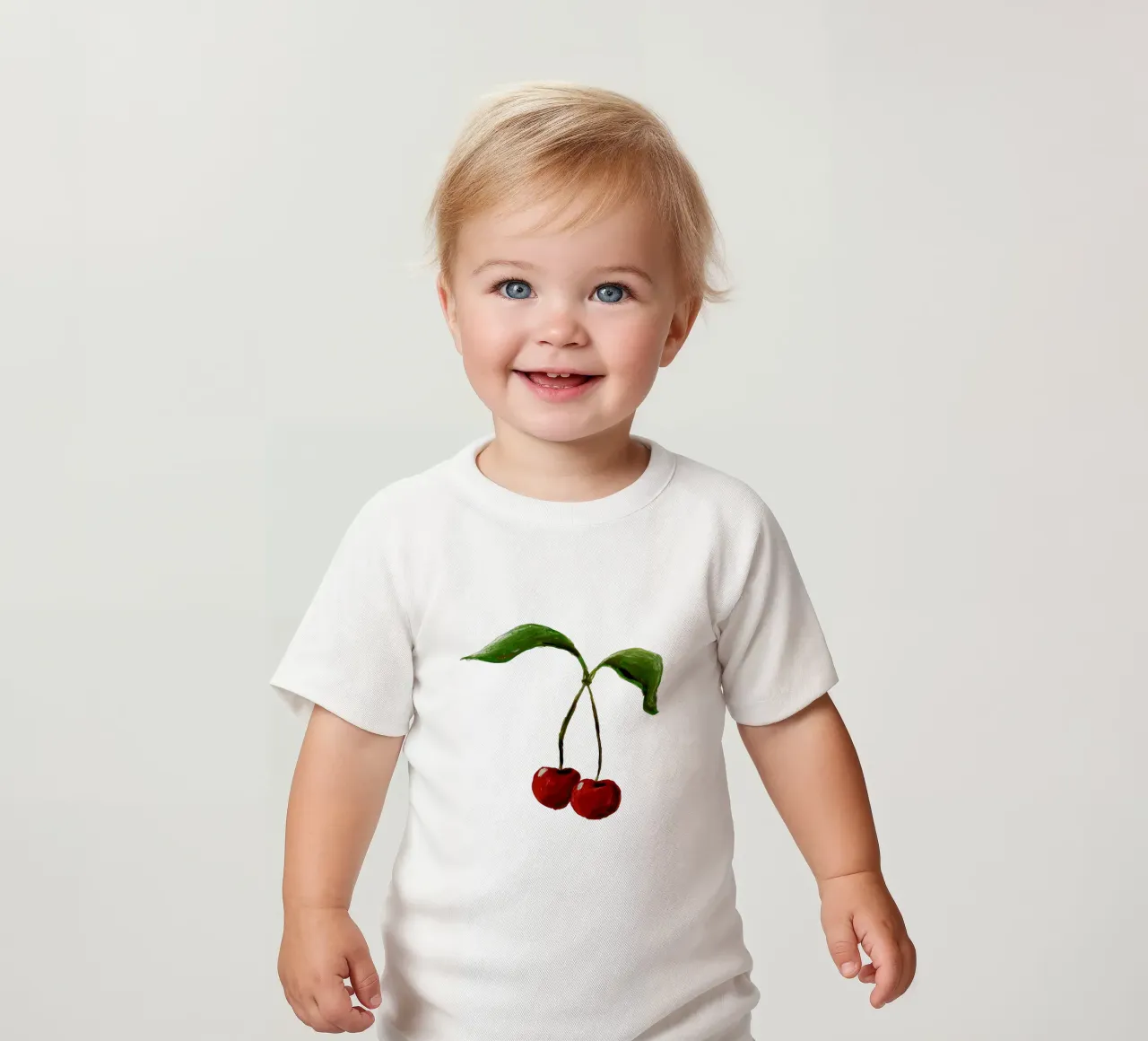 Cherries maglietta neonato da Femke Zwaan