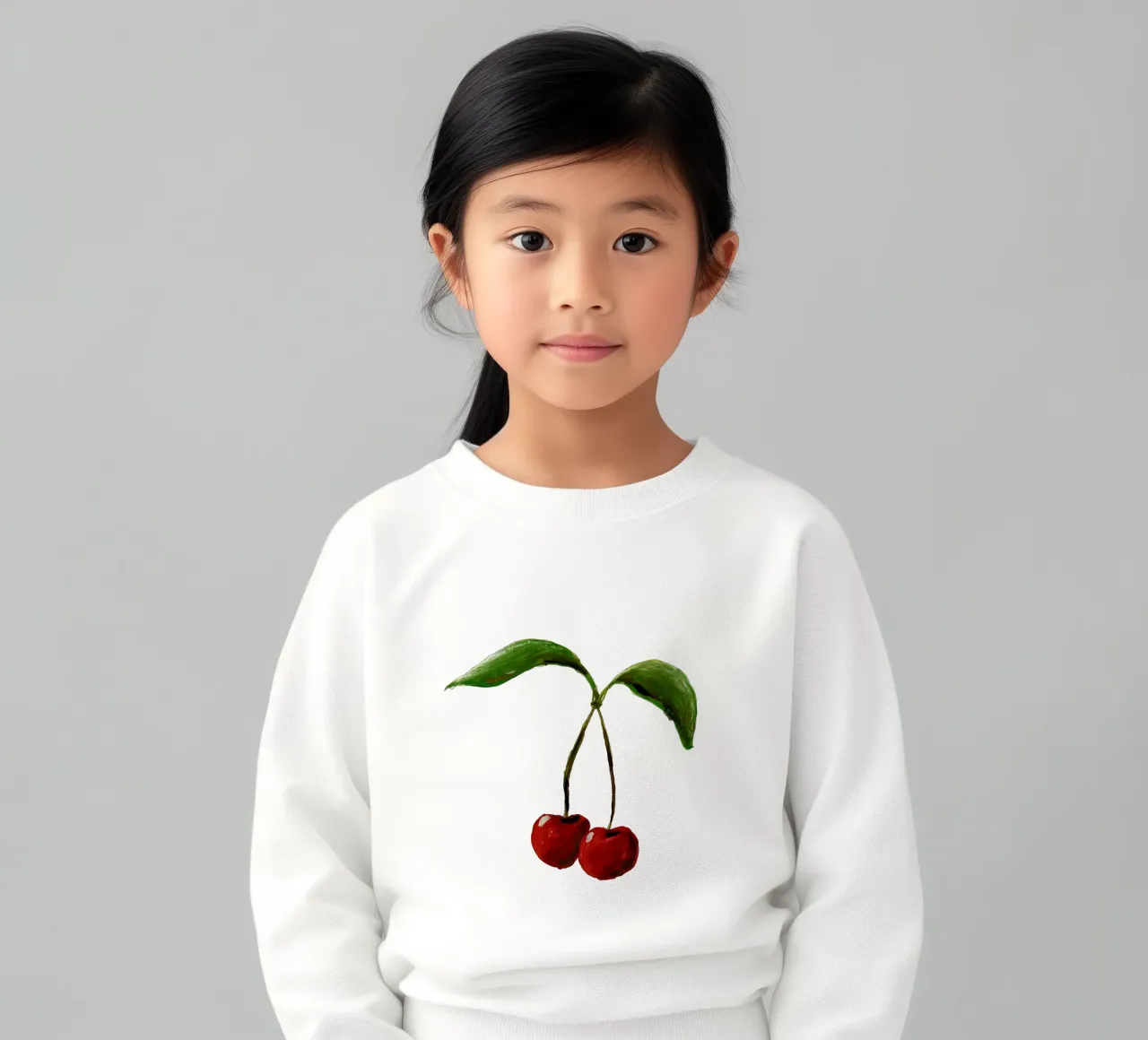 Cherries felpa bambino da Femke Zwaan