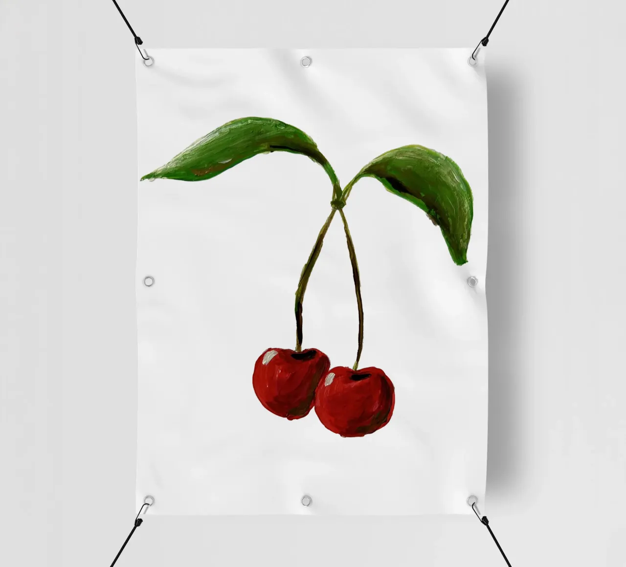 Cherries pvc cover by Femke Zwaan