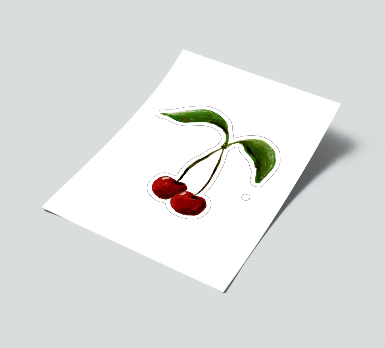 Cherries sticker sheet by Femke Zwaan