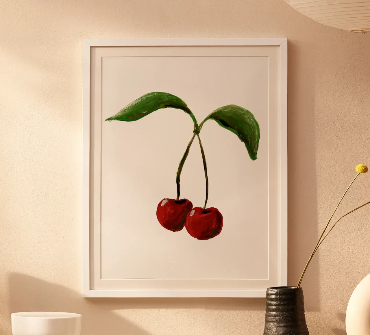 Cherries hahnemühle by Femke Zwaan