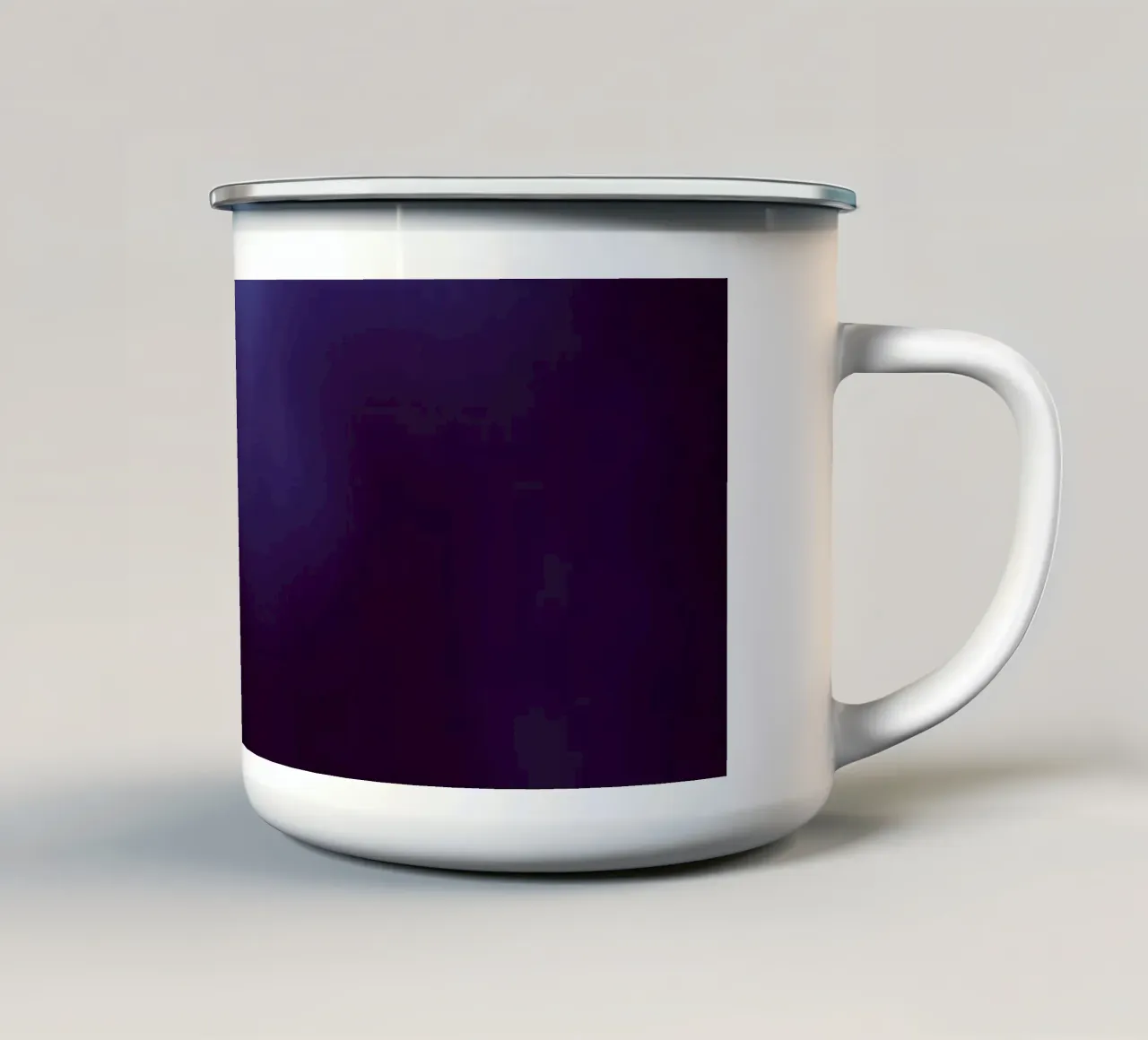 Levendige abstracte achtergrond dieppaarse tinten en vloeiende emaille mok van DesignDoodle