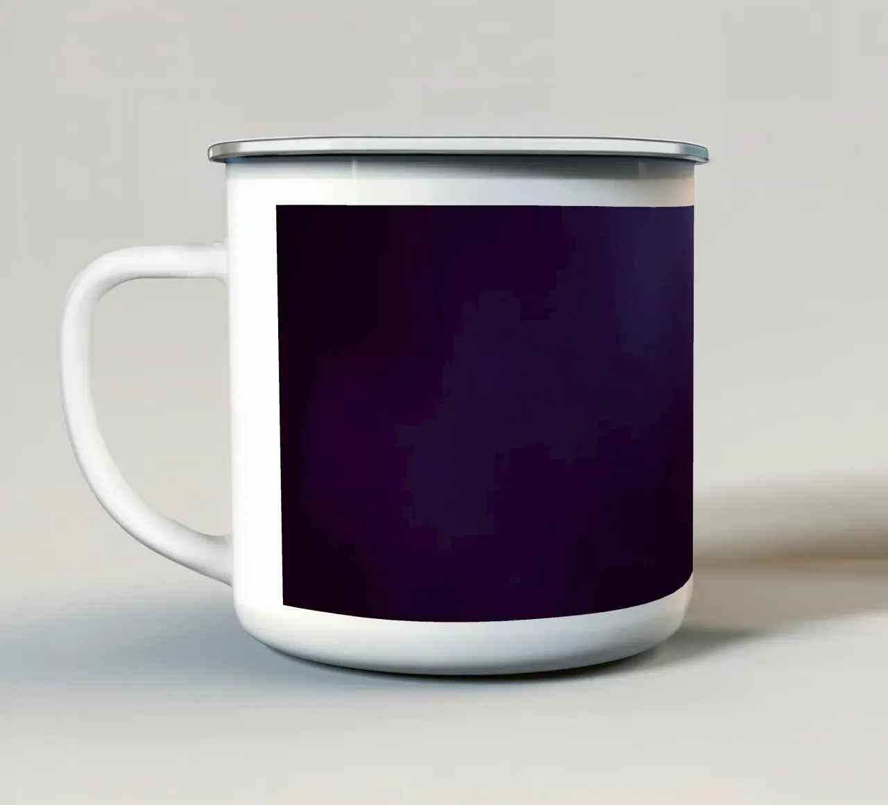 Levendige abstracte achtergrond dieppaarse tinten en vloeiende emaille mok van DesignDoodle