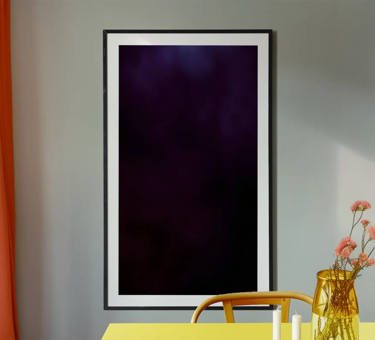 Vibrant abstract background deep purple tones and smooth hahnemühle by DesignDoodle