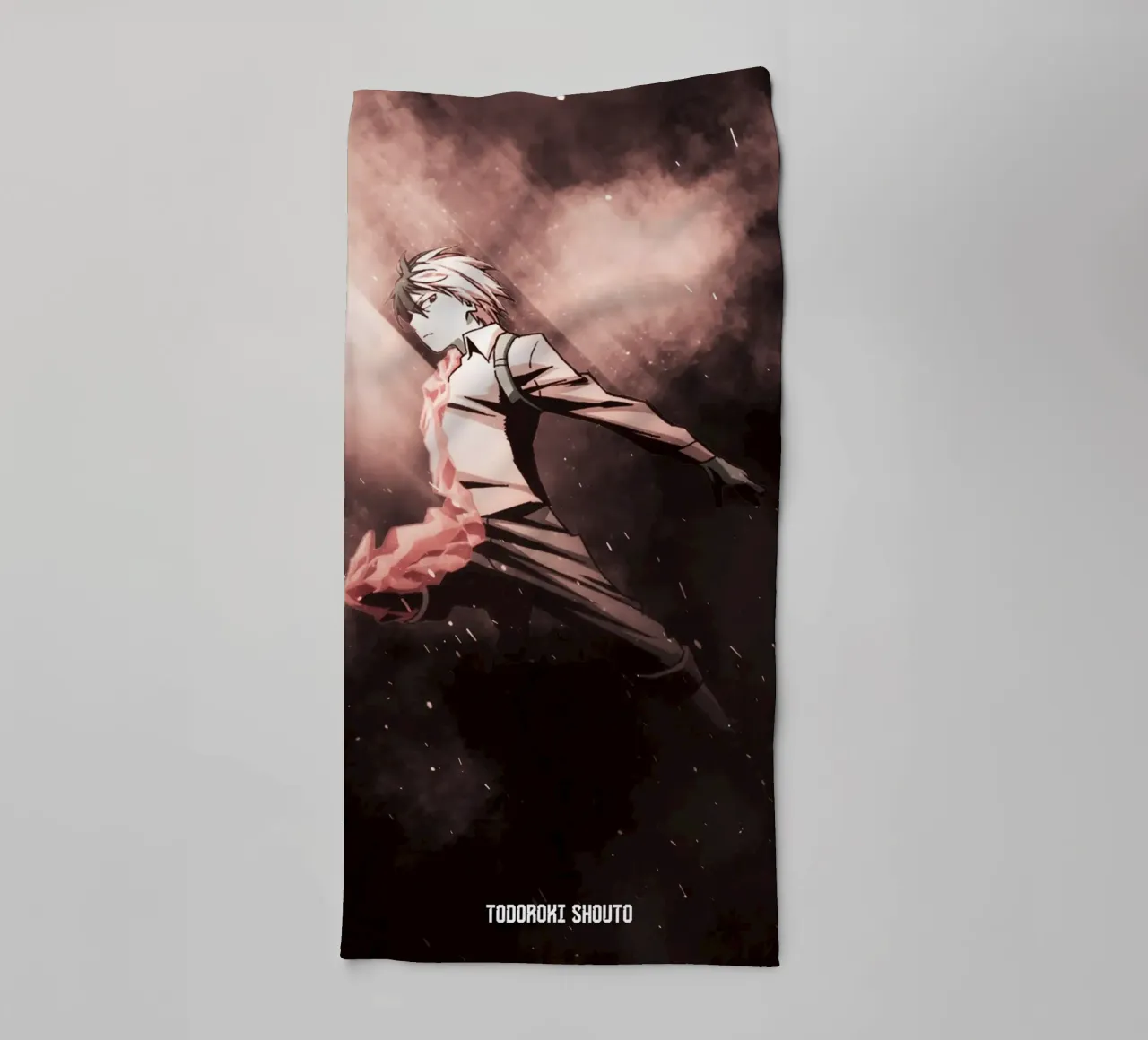 Todoroki Shouto asciugamano da bagno da FreeArtStudio