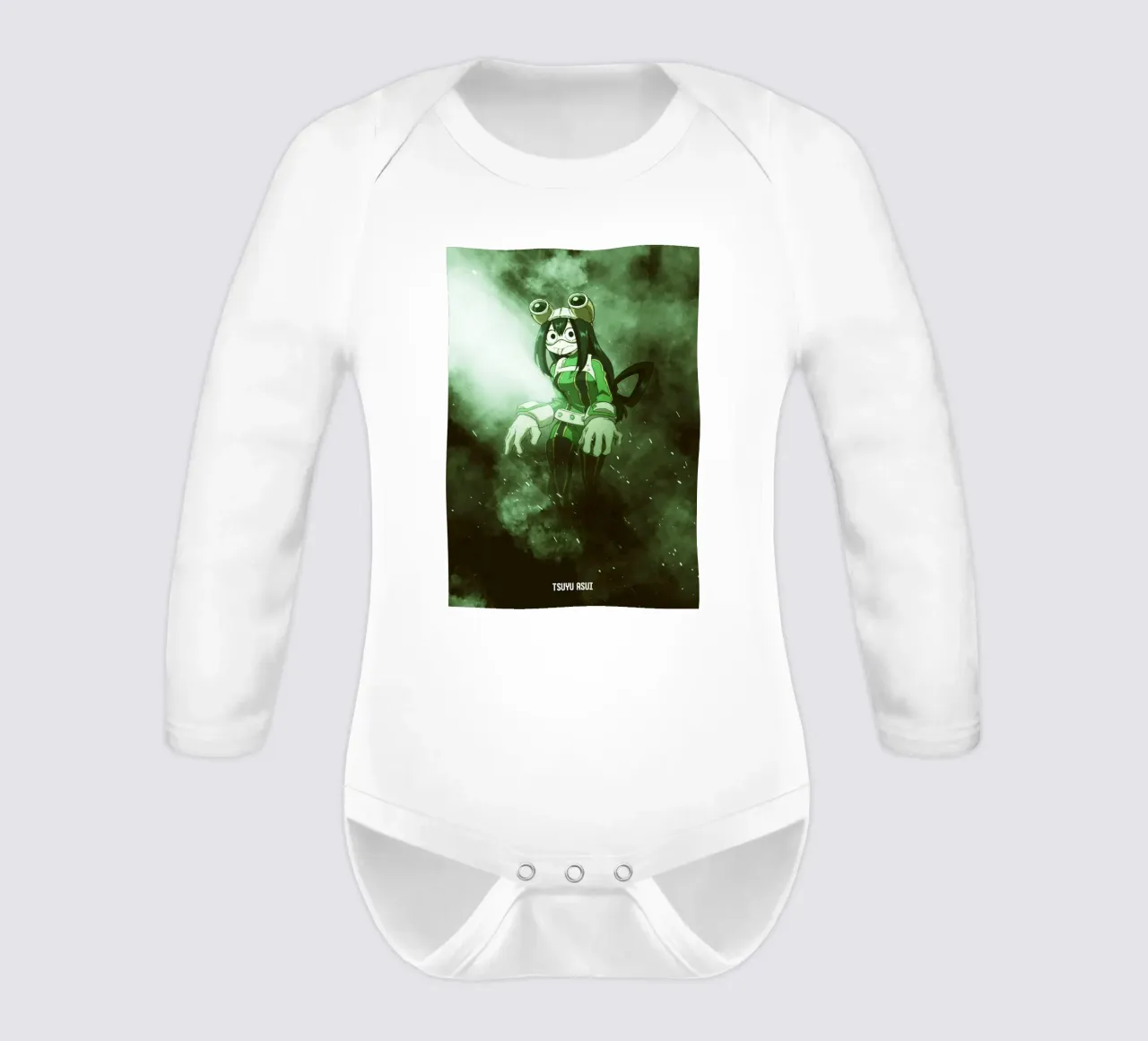 Tsuyu Asui body neonato maniche lunghe da FreeArtStudio
