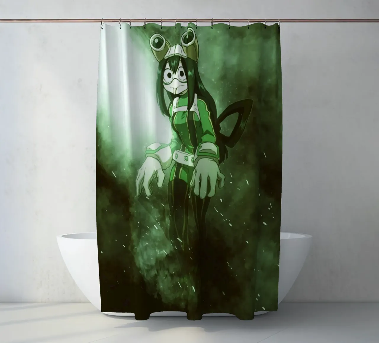Tsuyu Asui tenda da doccia da FreeArtStudio