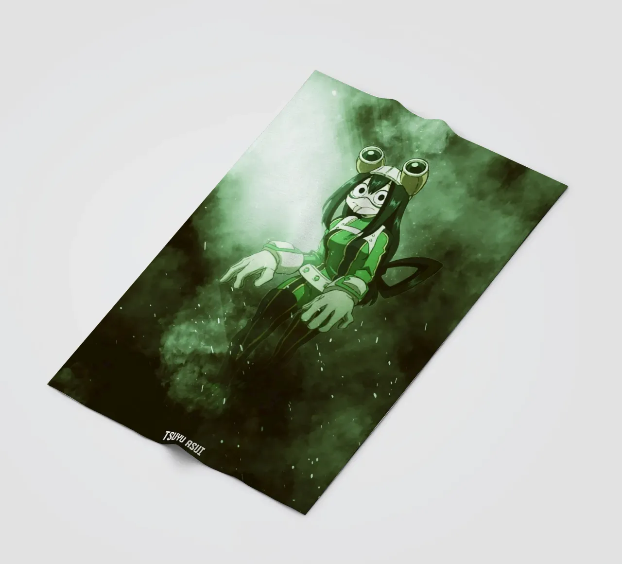 Tsuyu Asui coperta in pile da FreeArtStudio