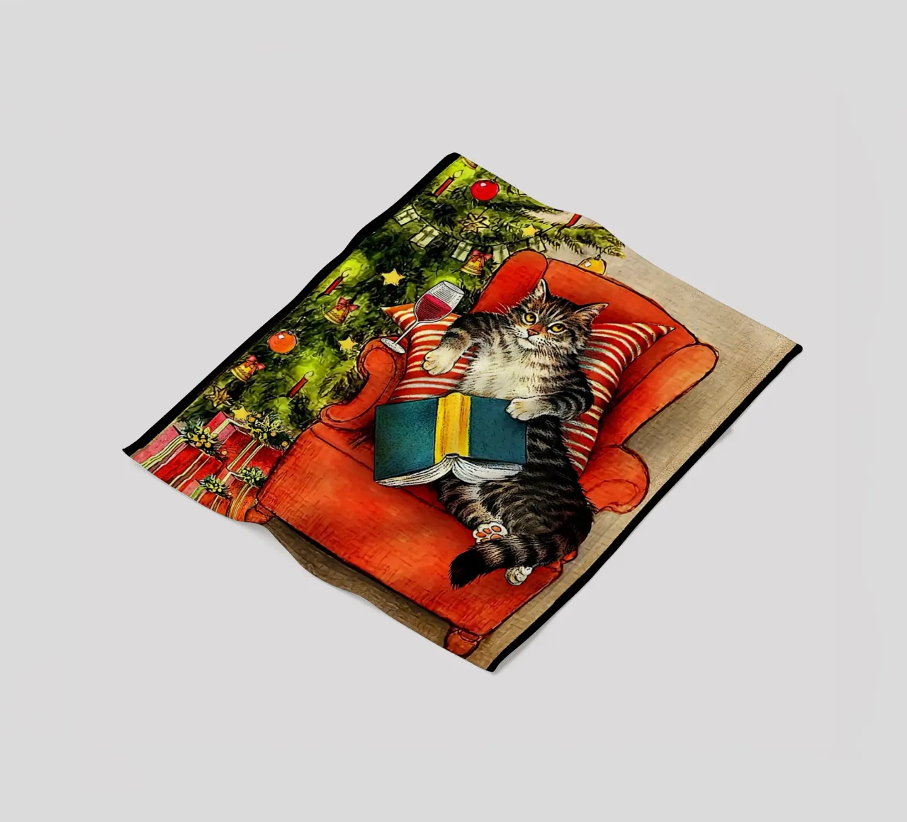 Cat That's What I Do I Read Books fleece blanket by Aaronshop