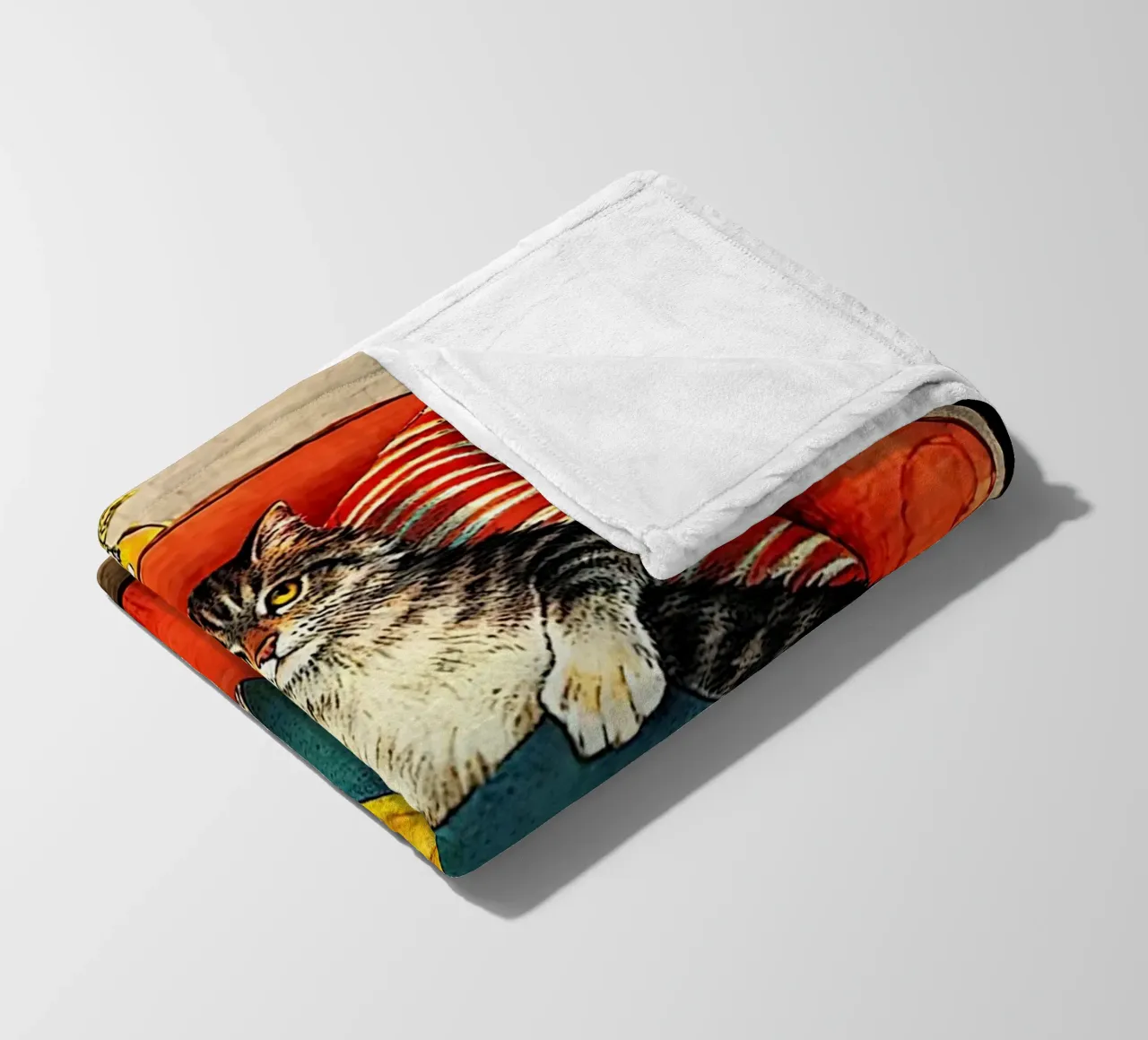 Cat That's What I Do I Read Books fleece blanket by Aaronshop