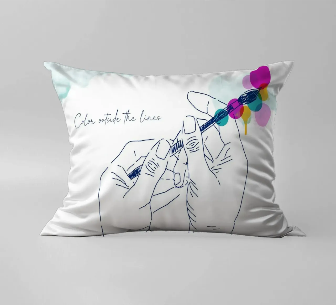 Art Without Borders cuscino da Indigo Rain