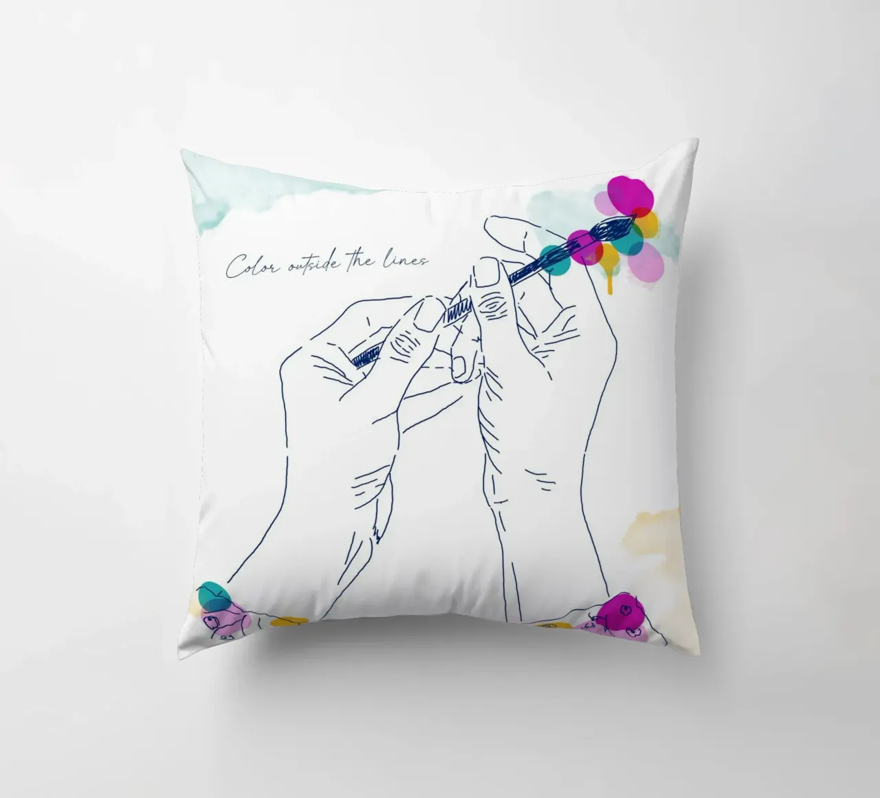 Art Without Borders cuscino da Indigo Rain