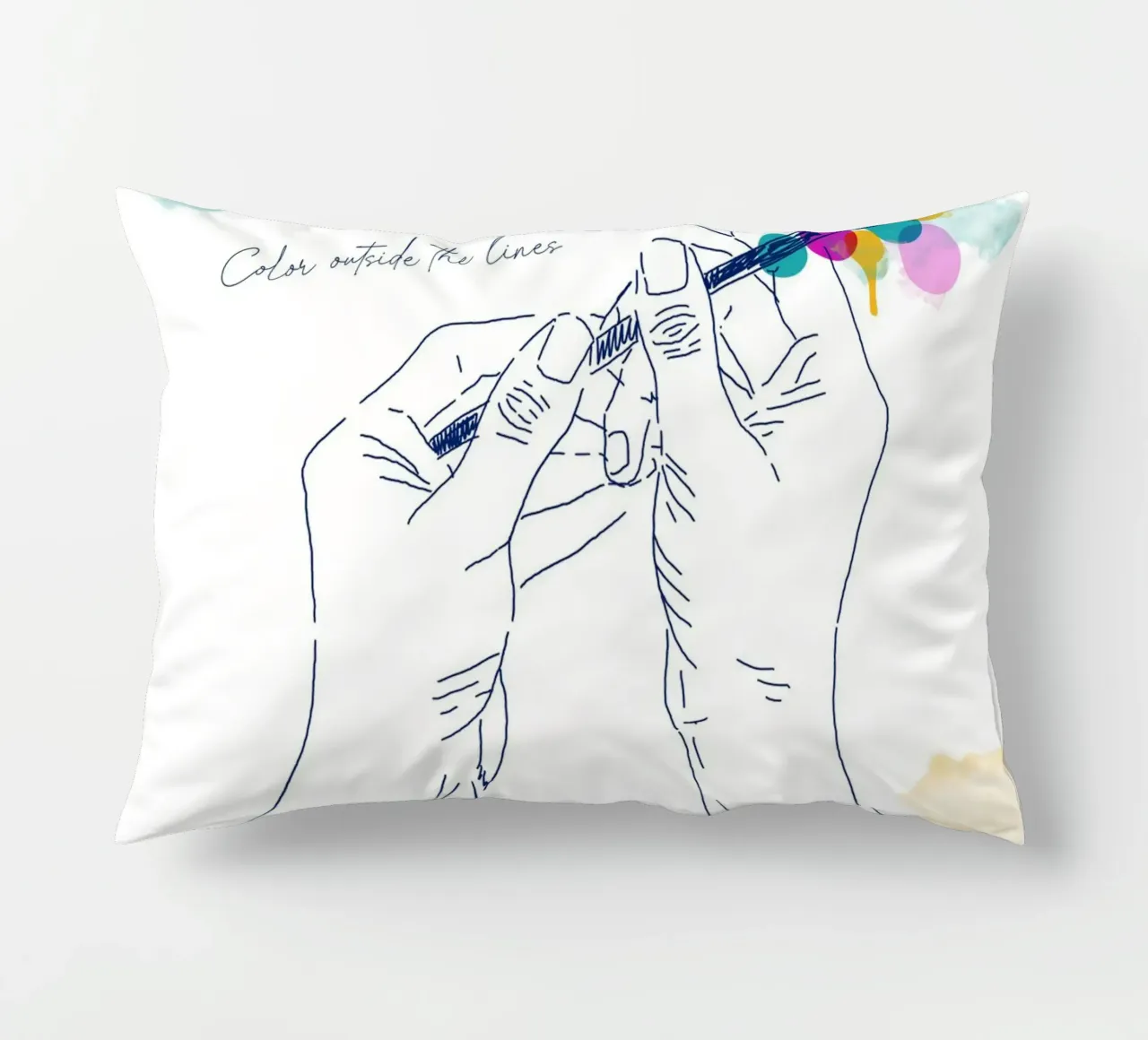 Art Without Borders cuscino da Indigo Rain