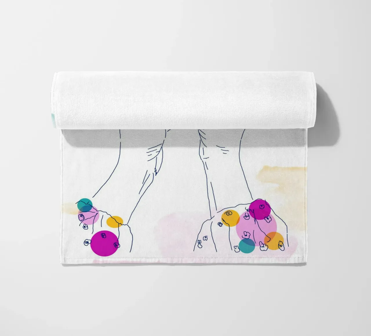 Art Without Borders beach towel by Indigo Rain