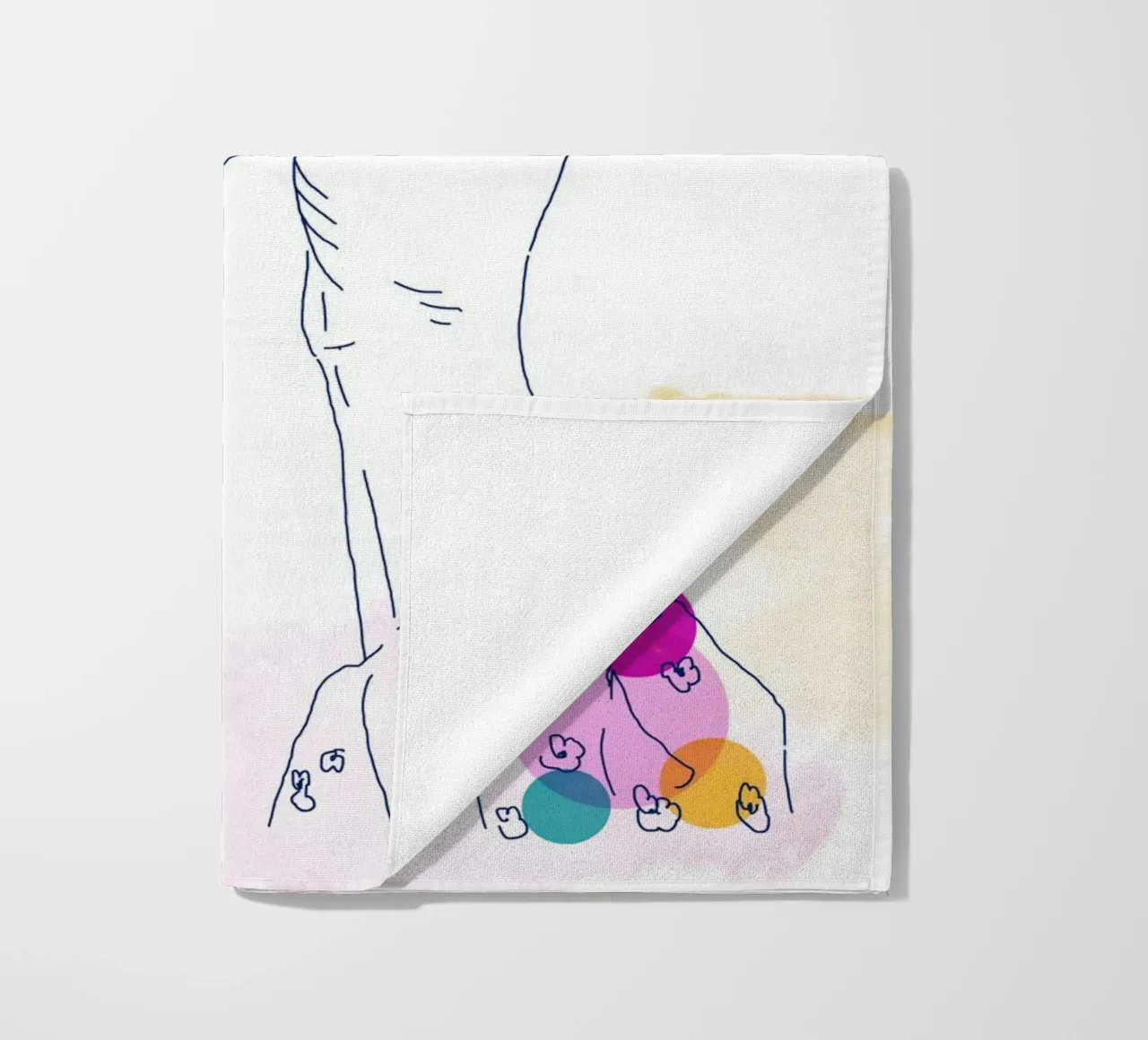 Art Without Borders beach towel by Indigo Rain