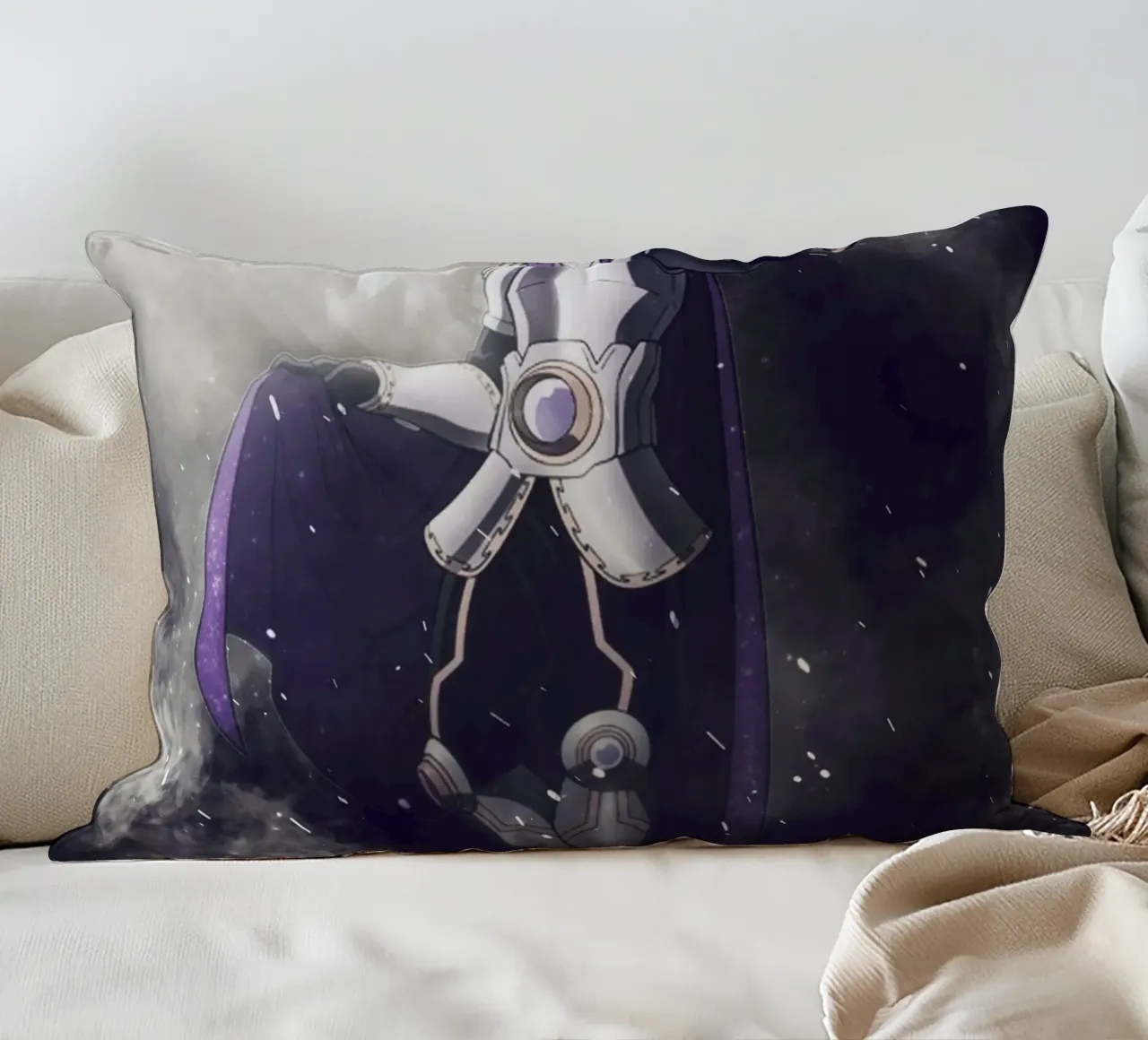 Yuga Aoyama cuscino da FreeArtStudio