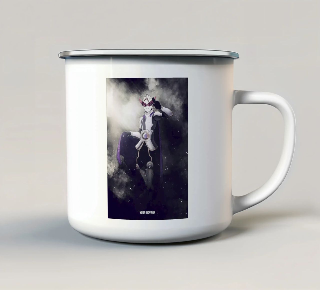 Yuga Aoyama tazza in smalto da FreeArtStudio