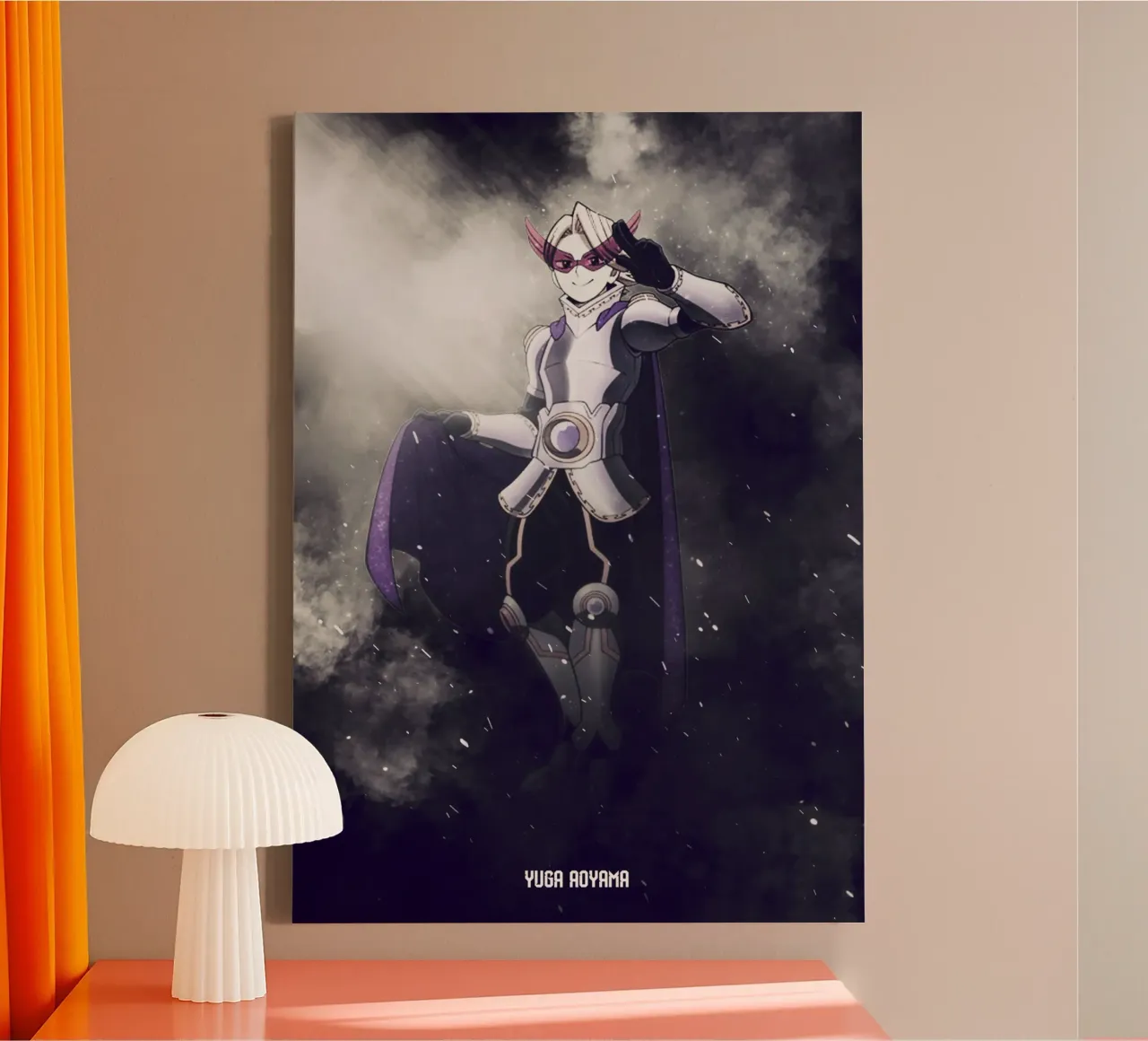 Yuga Aoyama tela con Cornice a cassetta da FreeArtStudio