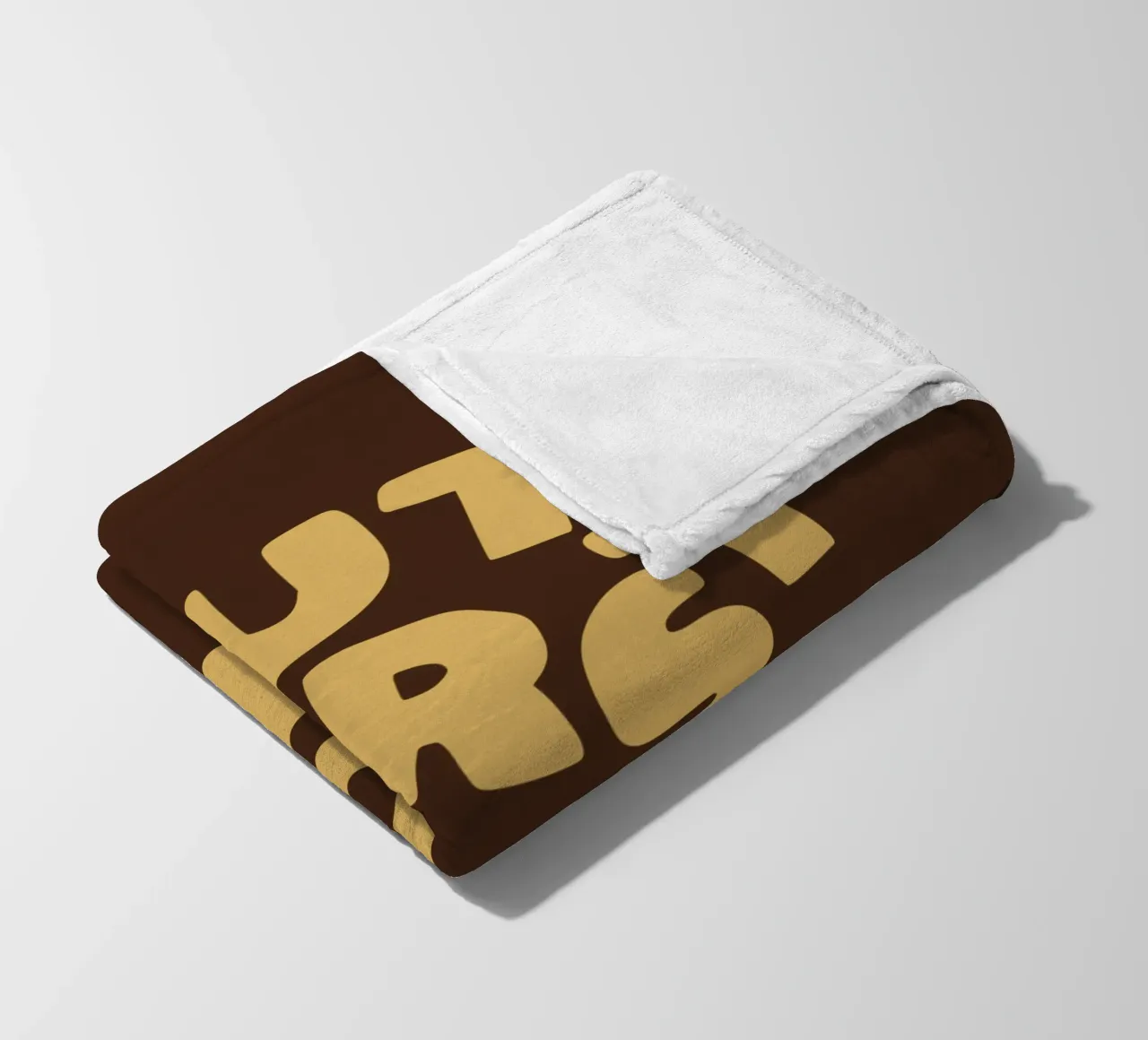 Mais d'abord le café Routine du matin Motivation Type Print plaid polaire de THE MOTIVATED TYPE