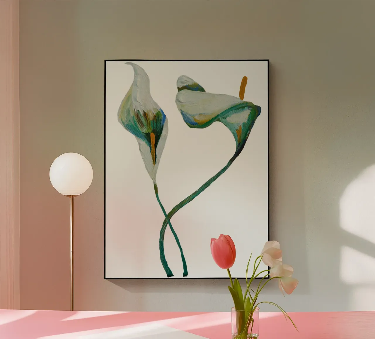 Lilies plexiglass da Femke Zwaan