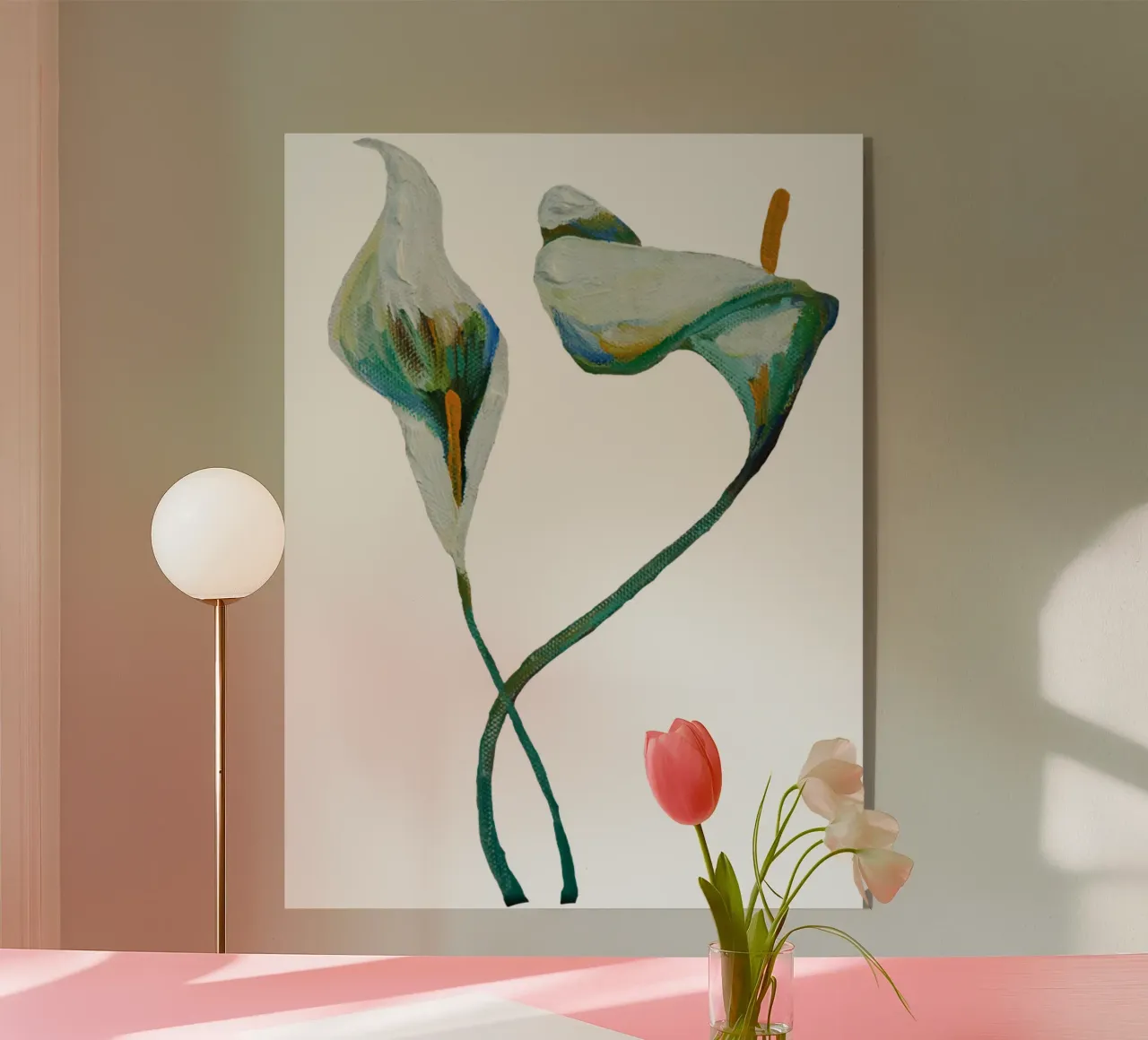 Lilies plexiglass da Femke Zwaan