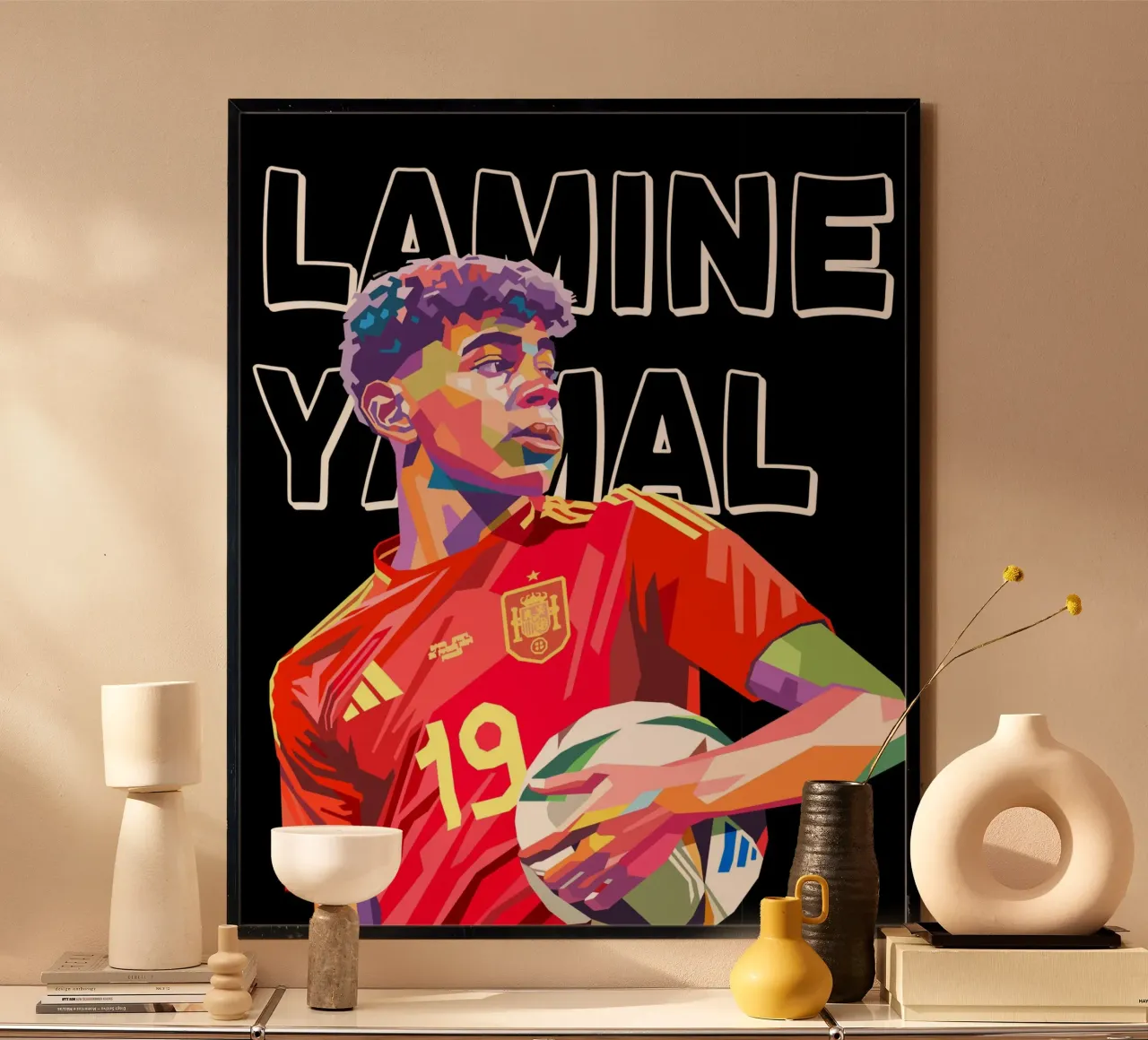 Lamine Yamal arte poster da Hantamrata