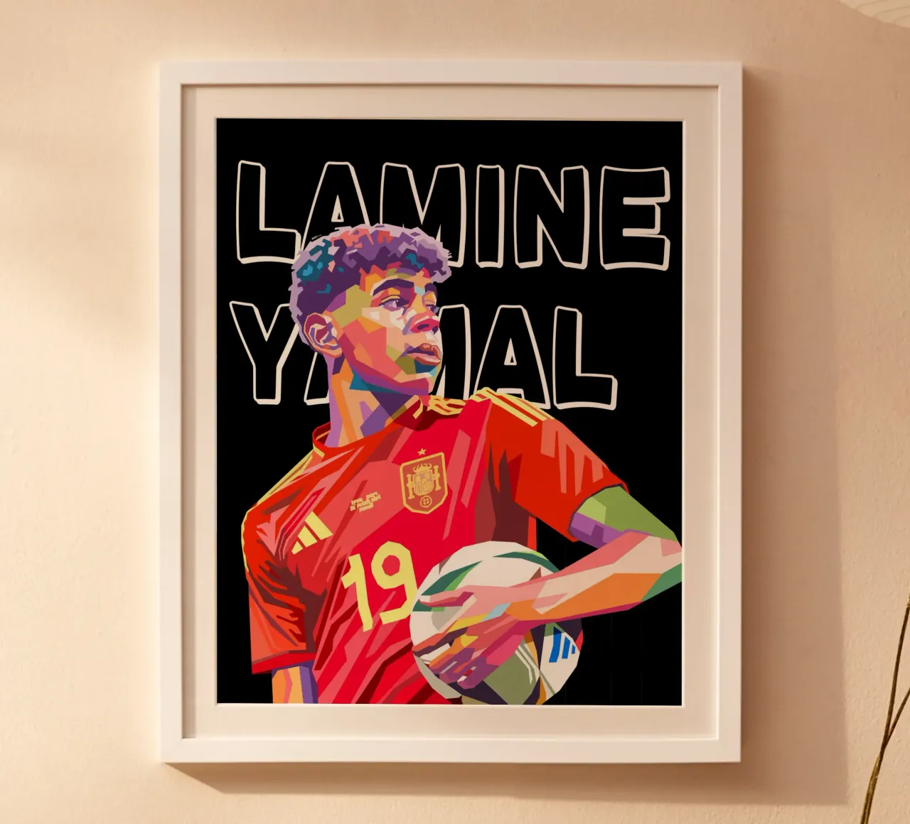 Lamine Yamal arte poster da Hantamrata