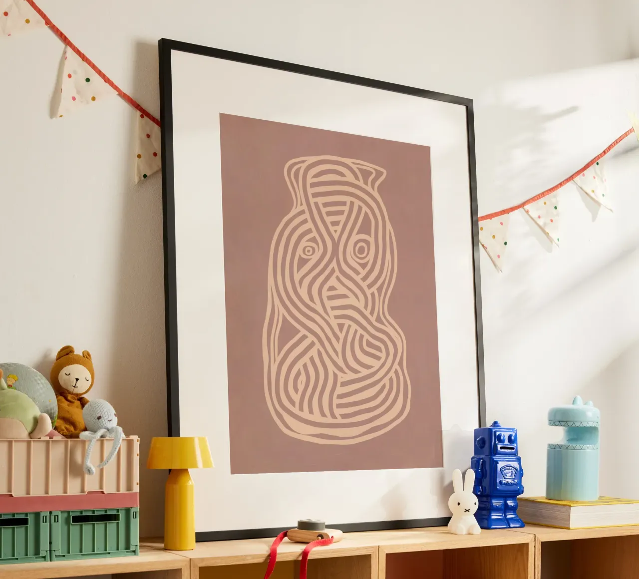 Line art forma organica in nudo carta hahnemühle da Little Dean