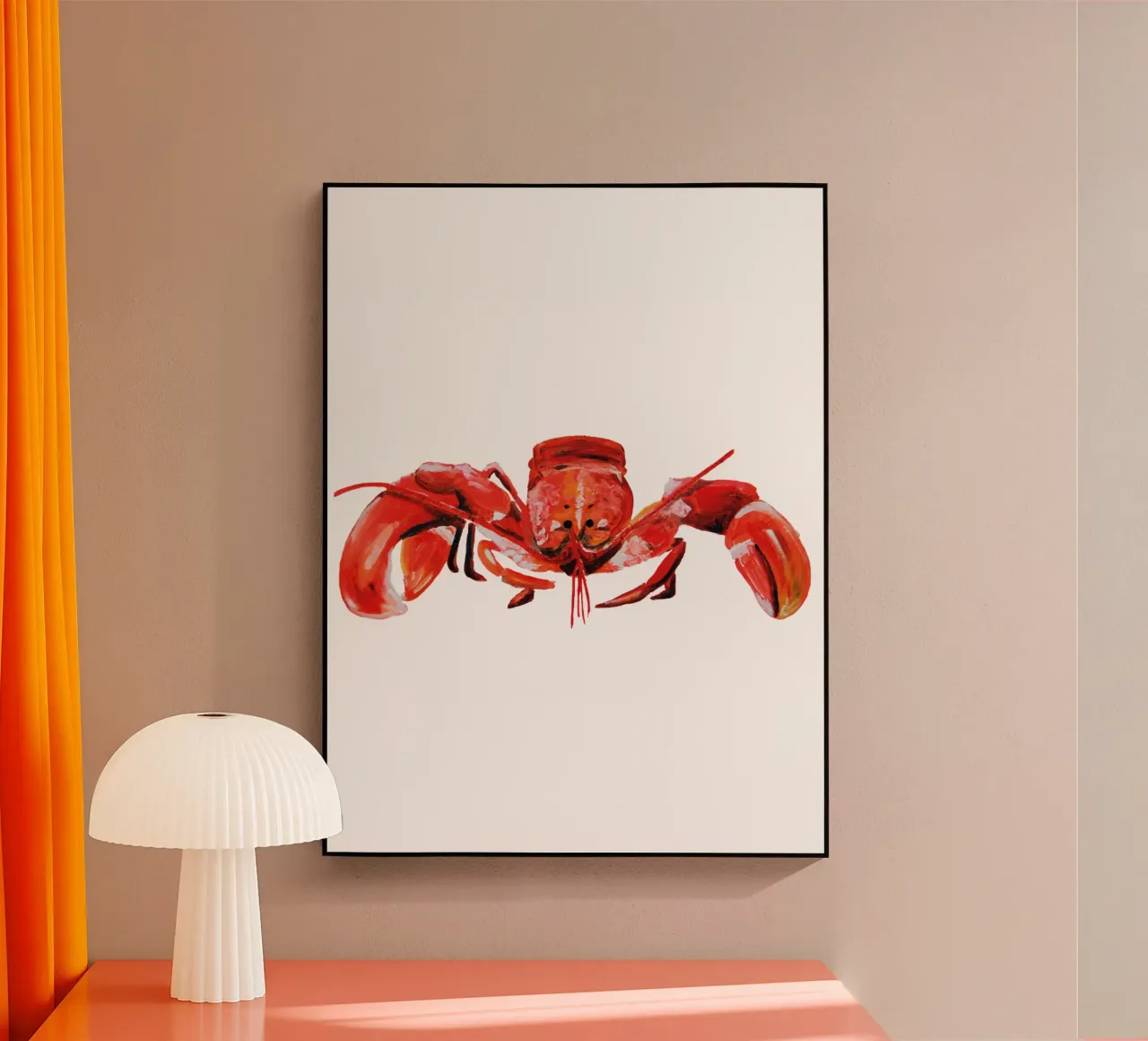 Lobster plexiglass da Femke Zwaan
