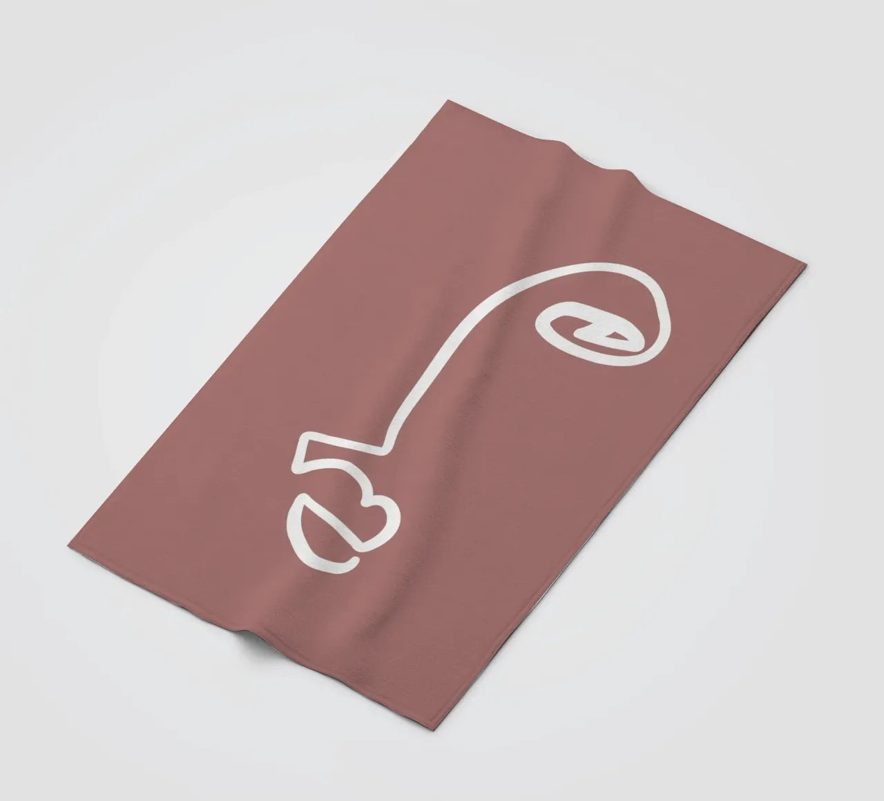 Simple Faces No 01 coperta in pile da treechild