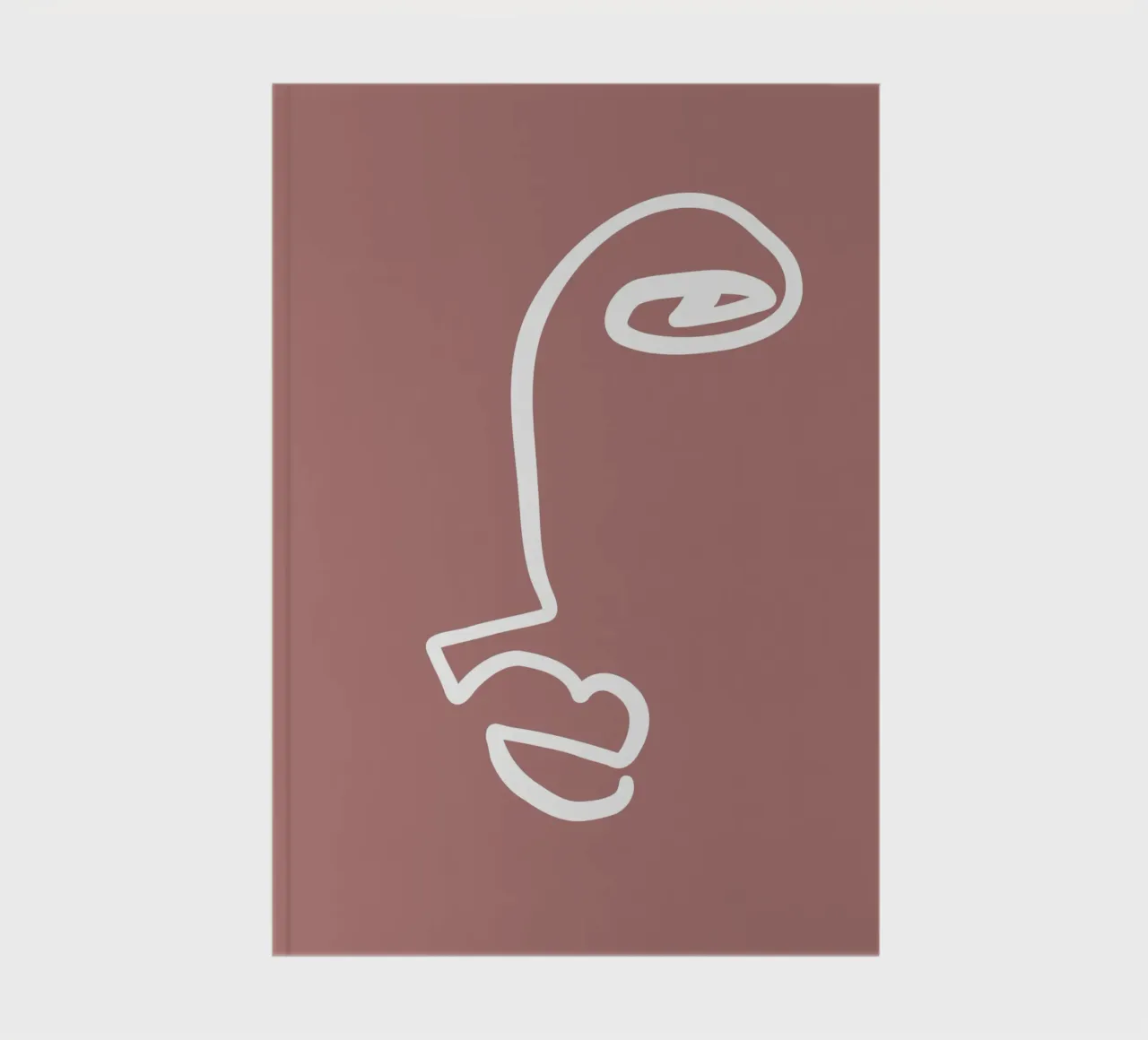 Simple Faces No 01 notebook by treechild