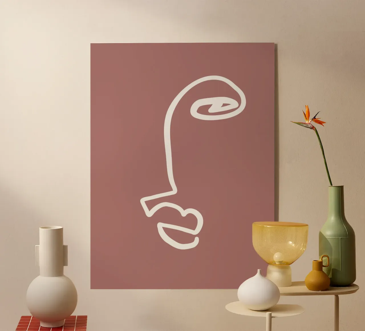 Simple Faces No 01 plexiglass da treechild