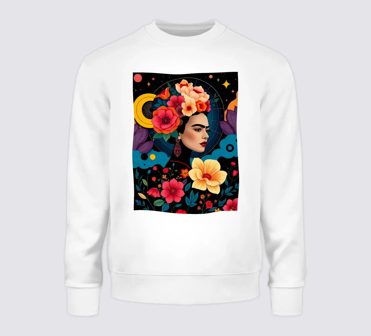 FRIDA KAHLO RITRATTO DI DONNA CALMA felpa da ARTOMATIC