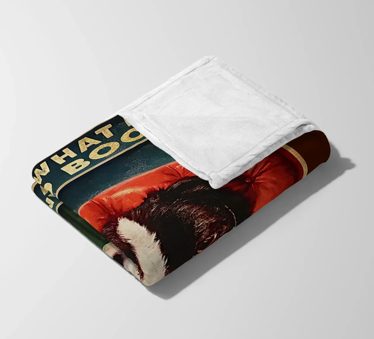 Cane Leggo il libro e so le cose coperta in pile da Aaronshop