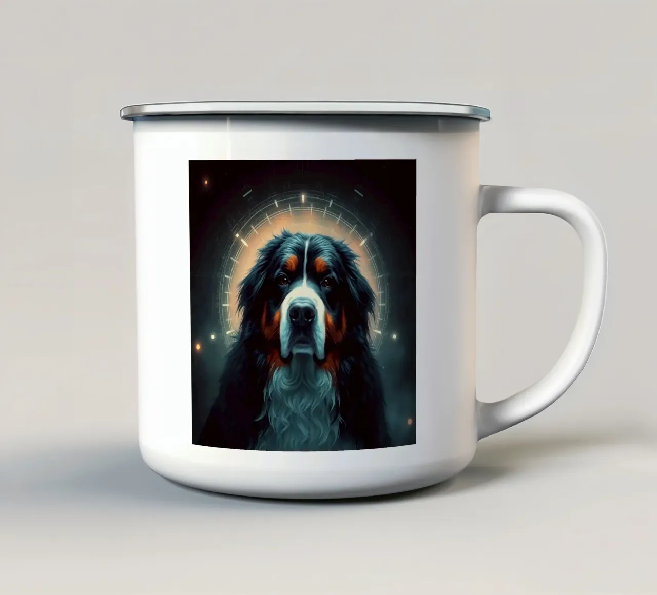 Bellissimo cane da montagna bernese #23 tazza in smalto da Yumis.Beargang.and.Me