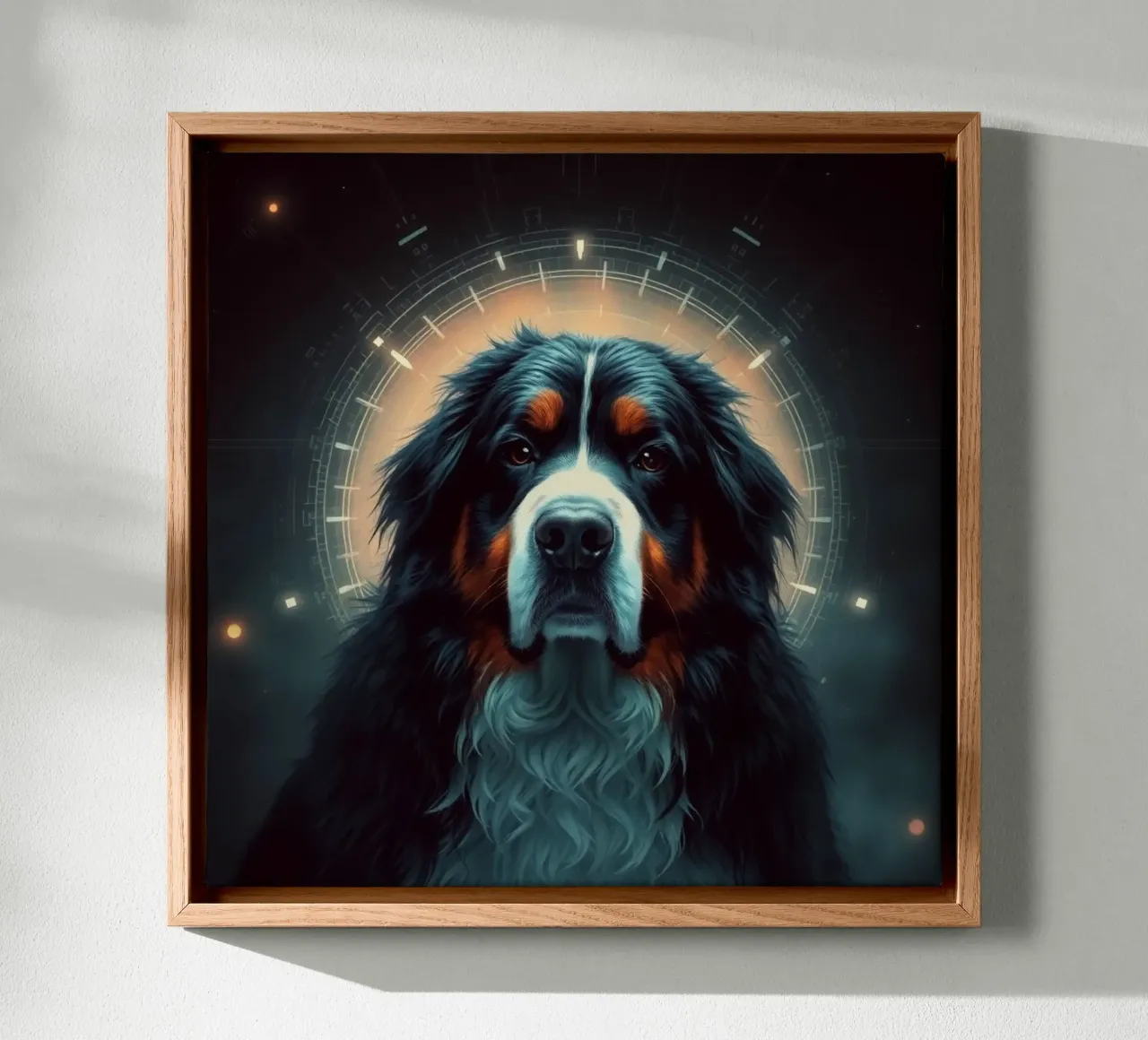 Bellissimo cane da montagna bernese #23 tela con Cornice a cassetta da Yumis.Beargang.and.Me