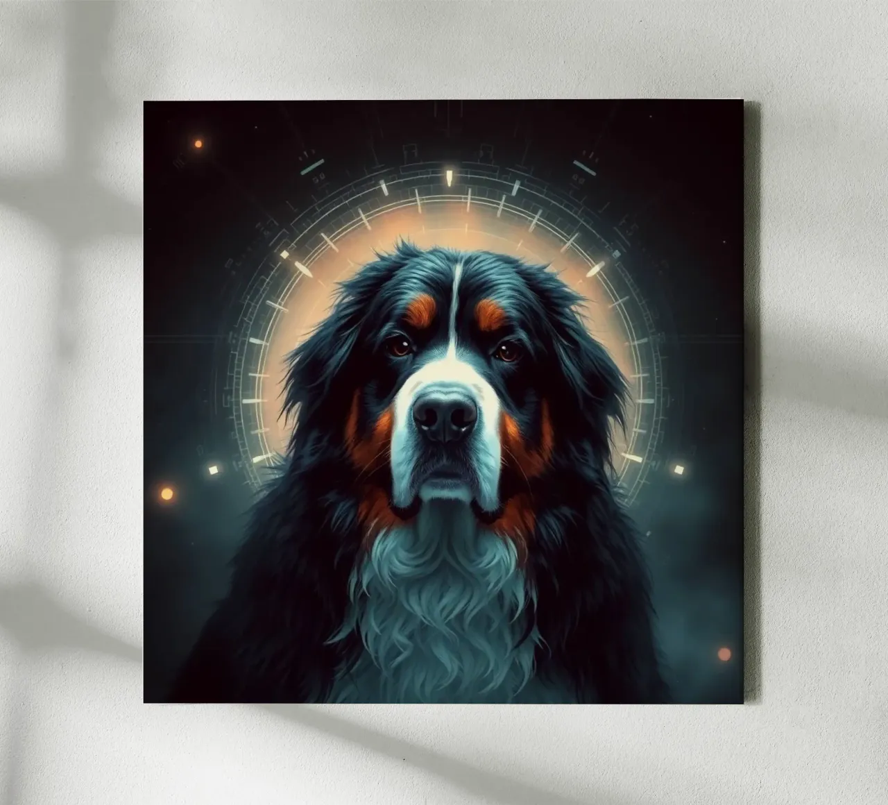 Bellissimo cane da montagna bernese #23 tela con Cornice a cassetta da Yumis.Beargang.and.Me