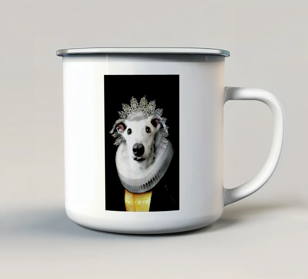 Salty tazza in smalto da Tein Lucasson