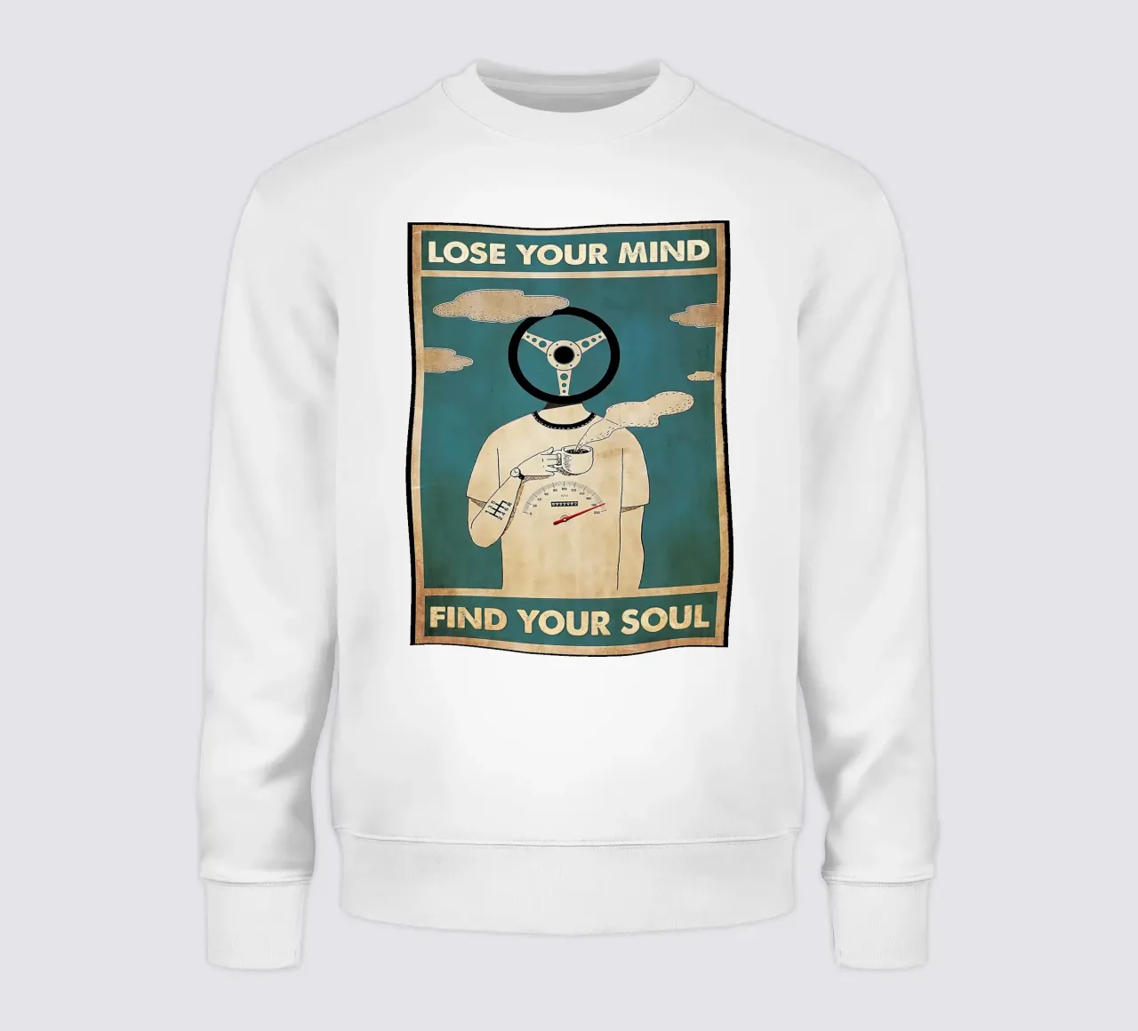 Conducteur, conduite automobile - Perdre la tête, retrouver l'âme sweat de Aaronshop