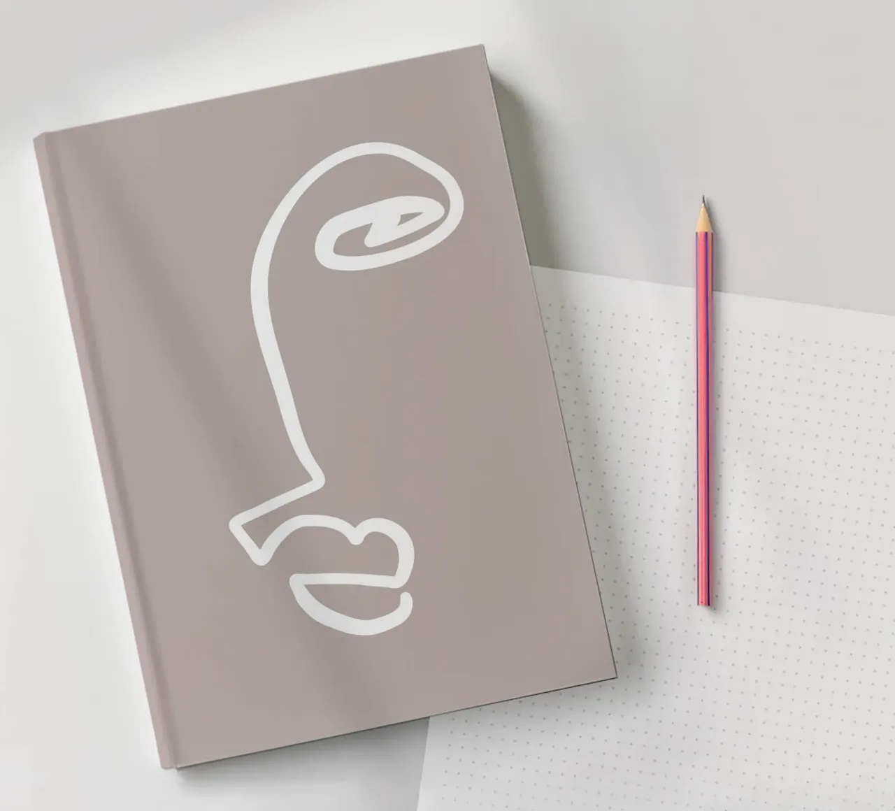 Simple Faces No 02 notebook by treechild