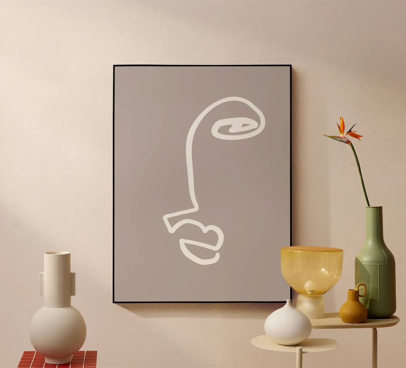 Simple Faces No 02 plexiglas de treechild