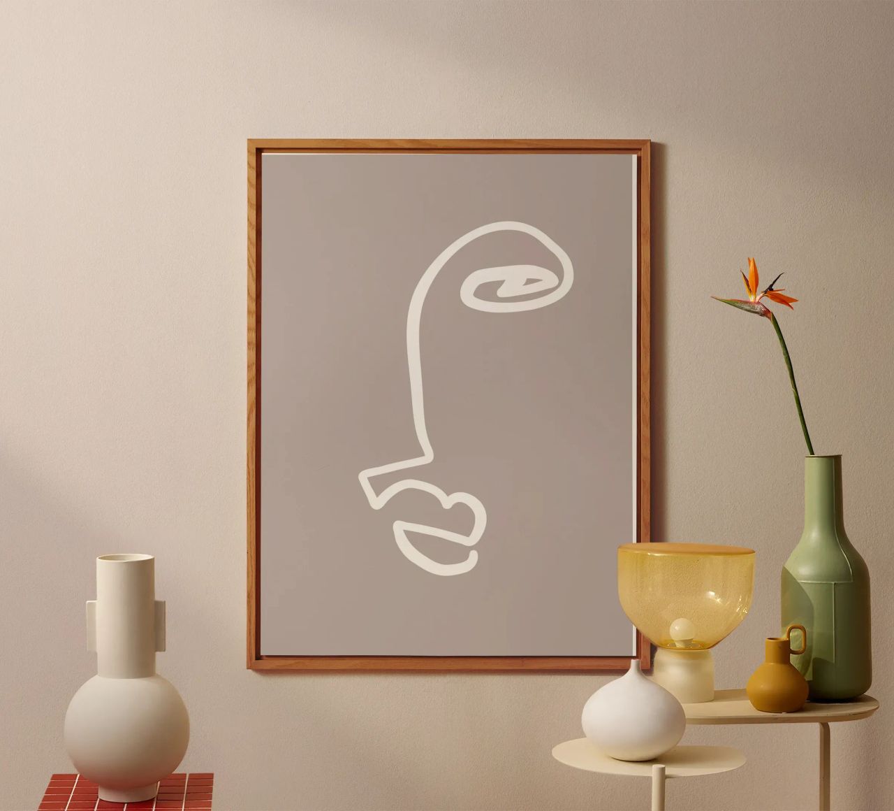 Simple Faces No 02 alluminio dibond da treechild